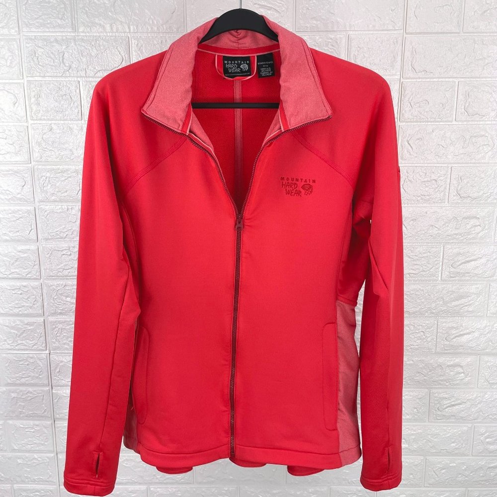 MOUNTAIN HARDWARE front zip sport jacket cuff keyhole - SZ M